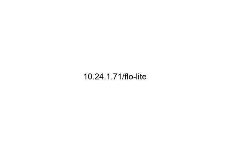 10 24 1 71 flo lite