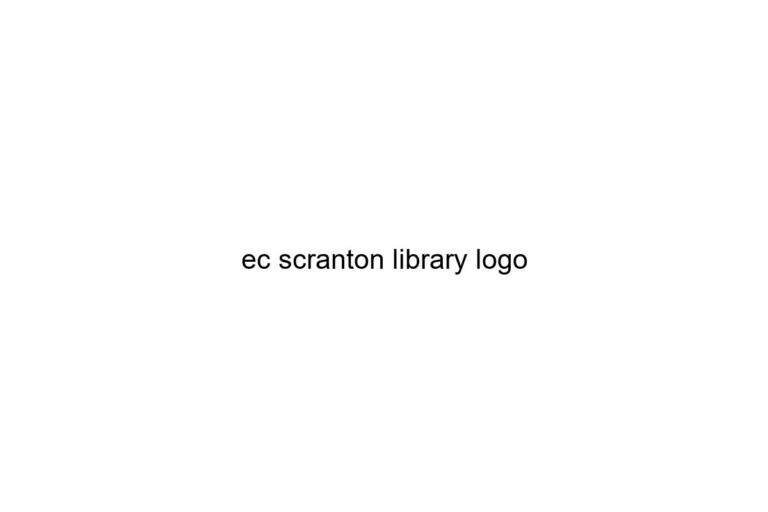 ec scranton library logo
