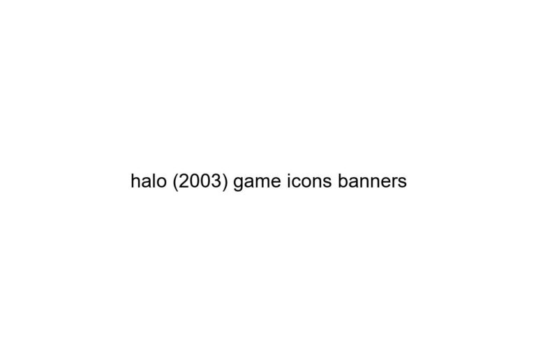 halo 2003 game icons banners