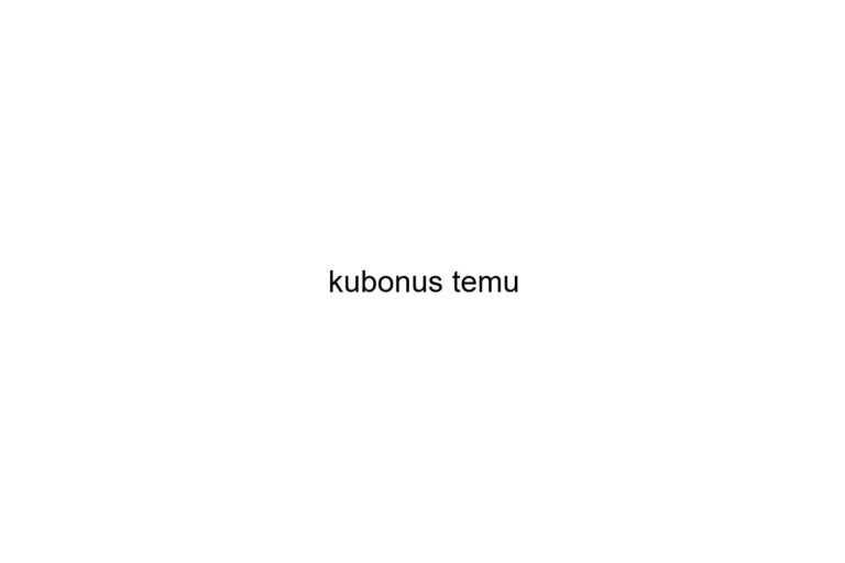 kubonus temu