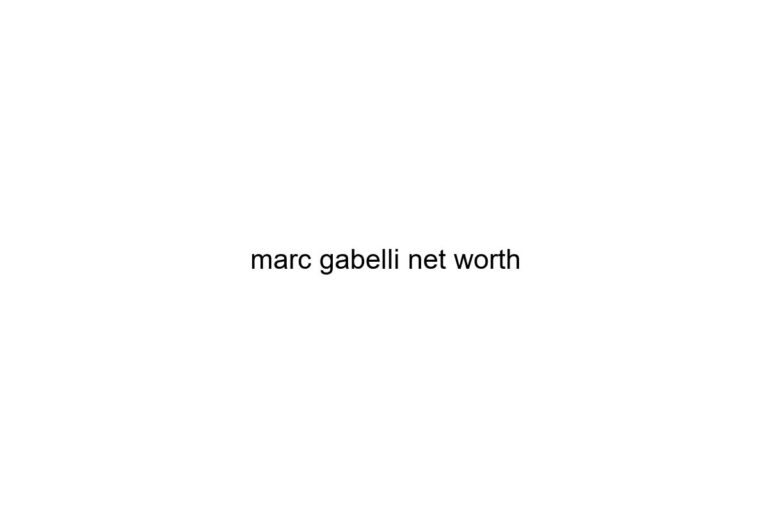marc gabelli net worth