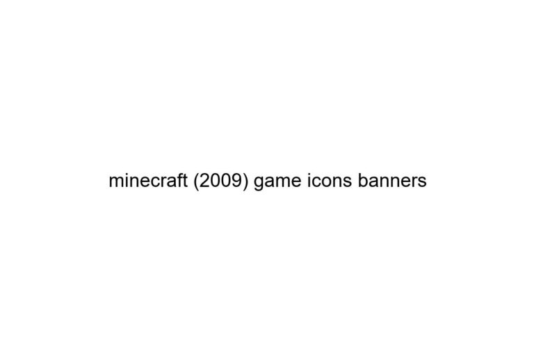 minecraft 2009 game icons banners