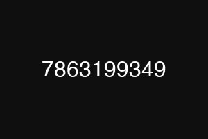 7863199349