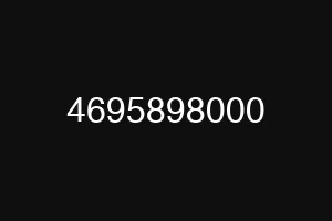 4695898000
